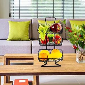 Cestas de Frutas de Metal Iónico de Diseño Lujoso y Ecológico, Multifuncionales para Hogares Familiares con Consumo Frente de Frutas - Product Image 2