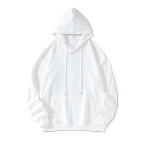 Sudadera con Capucha Extra Grande para Hombre, Negra, de Algodón, Felpa Francesa, Informal, con Bolsillos, Corte Regular, para Otoño - Product Image 6