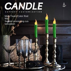 TOOWIN Simulated Long Candle <b>Light</b>, Halloween Wedding Home Decoration Led <b>Pole</b> Candle - Product Image 3