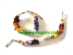 Green Aventurine Beads <b>Bracelet</b> With Ohm Charm Yoga Band - Product Image 3