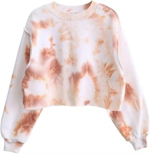Écharpe tissée pour femme, teinte par immersion, tons pastel doux, légère, accessoire de mode, ourlet à volants, style automne - Product Image 4