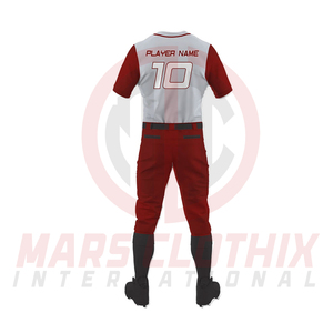 Sublimated Youth Button <b>Down</b> Baseball Uniforms For Unisex New Arrival Training Wear Baseball Softball Uniform Set - Product Image 3