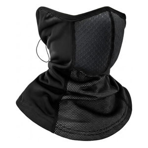 Masque coupe-vent demi-visage avec cache-cou et filtre en maille respirante, cordon réglable, pour activités de plein air, moto, cyclisme, ski, protection faciale - Product Image 1