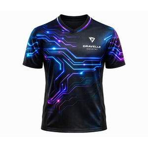 Camisetas Personalizadas para Esports, Diseño Personalizado, Impresión por Transferencia de Calor, Ecológicas, de Secado Rápido, Transpirables, de Malla de Poliéster, para Videojuegos - Product Image 2