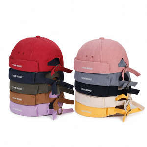 Casquette Docker Unisexe Personnalisée OEM en Gros avec Broderie, sans Visière, en Toile de Coton, avec Sangles Ajustables, Style <span class=keywords><strong>Marin</strong></span> - Product Image 3