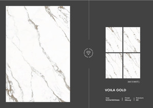 กระเบื้องพอร์ซเลนสมัยใหม่ ขนาด 120x180 ซม. หนา 9 มม. พื้นผิวกันลื่น พร้อมขอบ สำหรับอพาร์ทเมนต์ ห้องนั่งเล่น โรงแรม โรงเรียน - Product Image 6