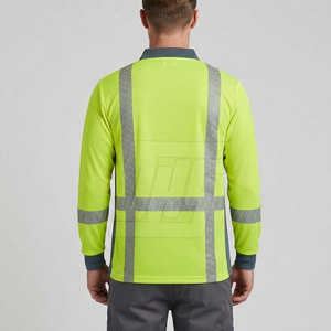 Chemises Polo Professionnelles pour Hommes, Manches Longues, Col Classique, Uniformes de Travail, Chemises Confortables pour le Personnel et les Services d'Entreprise - Product Image 4