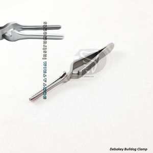 DeBakey-abrazadera de acción cruzada recta para Bulldog, instrumentos de cirugía Cardiovascular con Logo personalizado - Product Image 4