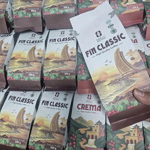กาแฟโรบัสต้า อาราบิก้า เบลนด์ คั่วกลาง-เข้ม รสเข้มข้น กลิ่นหอมสมดุล บรรจุถุงขายส่ง 1 กก. แบบดั้งเดิม - Product Image 3