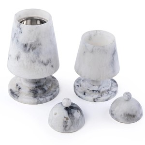 Luxury White Marble Resin <b>Bakhoor</b> Burner Mabkhara Arabic <b>Oud</b> Incense Burner Home Fragrance Decor - Product Image 2