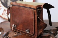 Sac à main et sac messager en cuir véritable fait main, écologique et vintage DIOS pour femmes, pour ordinateur portable et voyages