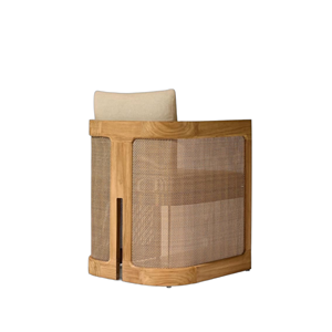 เก้าอี้รับประทานอาหารสไตล์สแกนดิเนเวียนสมัยใหม่ ผลิตจากหวายและไม้สักแท้ เป็นมิตรกับสิ่งแวดล้อม เหมาะสำหรับร้านอาหาร โรงแรม ชุดรับประทานอาหาร ราคาขายส่ง - Product Image 4