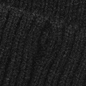 Bonnet d'hiver double couche personnalisé avec logo, jaune et noir, tricoté, haute visibilité, casquette de sécurité, bonnet chaud à revers, vente en gros - Product Image 2