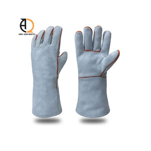 Gants de soudage en cuir durable, résistants à la chaleur, gants de sécurité pour le travail - Product Image 6