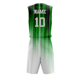 Uniforme de basket-ball respirant unisexe pour adultes, maillot d'équipe personnalisable, 100% polyester, protection UV pour l'entraînement et les matchs d'été - Product Image 2