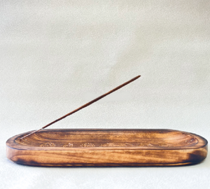 Bakhoor Bosidin- Mini quemador de incienso Oud de madera Diseño de mapa de Arabia Saudita con 10PCs 1,3mm Oud Sticks - Product Image 1