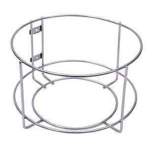 Cubo de basura clásico de acero inoxidable, cubos de basura metálicos con soporte, resistentes al uso intenso sin comprometer el rendimiento. - Product Image 5