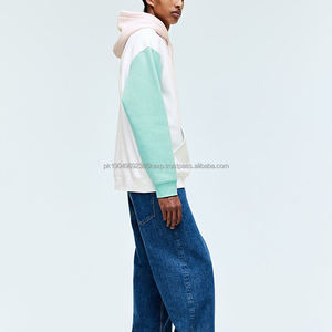 OEM de alta calidad Puff impresión de pantalla parche bordado trabajo capucha canguro bolsillo algodón de gran tamaño Streetwear sudaderas con capucha - Product Image 6