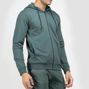 Sudadera con capucha de alto rendimiento, ligera y premium, con cierre de cremallera, tejido personalizado de algodón y forro polar, sudadera estampada para hombre, MOQ bajo, fábrica de sudaderas con capucha. - Product Image 5
