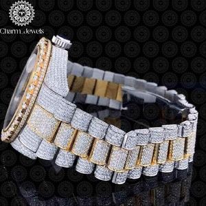 Luxury Women's Stainless Steel <b>Watch</b> With <b>Diamond</b> Accents Round Analog Quartz Dial Sapphire Crystal 38mm Folding Clasp - Product Image 2