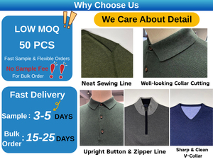 Men's <b>Blue</b> Cable Knit <b>Polo</b> <b>Shirt</b> Short Sleeve Textured Collared Top Casual Solid Knitted Tee - Product Image 5
