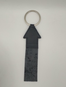 Llavero de Cuero Genuino de Alta Calidad con Forma de Casa, Venta al por Mayor, Llaveros Personalizados con Flecos, Colgante de Regalo, Amuleto de Moda, Novedad - Product Image 2