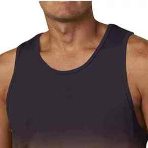 High Quality Men's Knitted Plus Size Breathable Cotton Tanktop Singlet Active Wear - Product Image 2