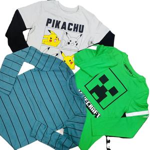 T-shirt à manches longues imprimé dinosaure pour enfants pour la saison hiver été automne printemps - Product Image 5