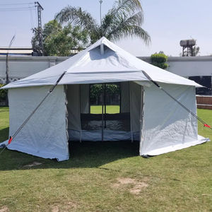 Carpa familiar – 4.00 x 6.60 m, conectable, de polialgodón, impermeable e ignífuga (opcionalmente), fabricante de carpas, Pakistán - Product Image 1