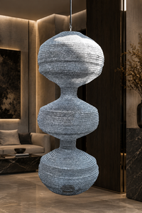 โคมไฟเพดาน LED ดีไซน์โบฮีเมียนทันสมัย แบรนด์ Sonnet Decor รุ่น Luxury ทำจากเหล็กถักมือ แสงวอร์มไวท์ 3500K CRI 80 เหมาะสำหรับที่อยู่อาศัย - Product Image 2