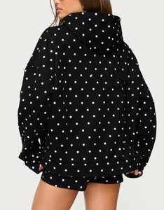 Ropa Deportiva para Mujer con Logotipo Personalizado, Conjunto de Sudadera Corta de Alta Calidad, Conjunto de Dos Piezas con Sudadera con Capucha y Pantalones Cortos para Mujer - Product Image 6