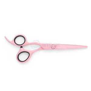 Tijeras de peluquería profesionales para zurdos, color rosa, hechas de acero inoxidable de alta calidad, juego de tijeras para barbería y salón. - Product Image 3