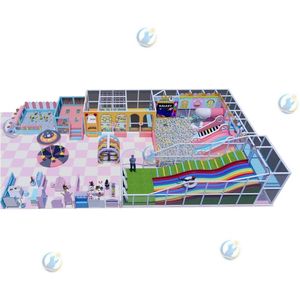 Equipo de Juegos Interior de Alta Resistencia Directo de Fábrica, Tobogán Arcoíris, Piscina de Pelotas, Alta Capacidad (>500 kg) para Niños - Product Image 3