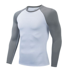 High Quality <b>Compression</b> <b>Shirt</b> Quick Dry Training Wear Breathable Long Sleeve Top High Elasticity <b>Mens</b> Fitness <b>Shirt</b> - Product Image 6