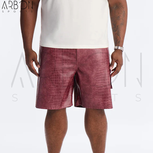 Shorts en cuir pour homme, nouvelle collection, qualité supérieure, design dernier cri, durables, légers, sur mesure. - Product Image 3