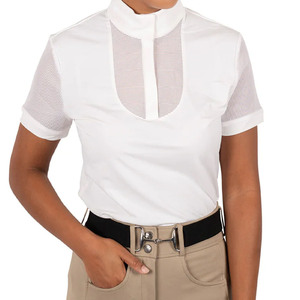 Chemise de compétition équestre de haute qualité, extensible dans 4 directions, en tissu technique doux au toucher, idéale pour la compétition et les spectacles. - Product Image 6