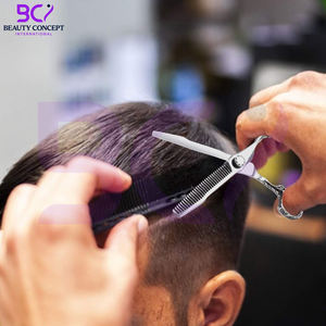 Ciseaux à effiler les cheveux avec logo personnalisé, prix d'usine, en acier inoxydable 440C, ciseaux de barbier à 30 dents, ciseaux de coiffure pour effiler les cheveux - Product Image 6