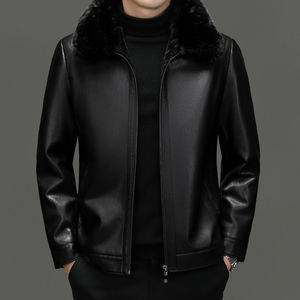 <b>SMART</b> SHINE ENTERPRISES <b>Men</b> Classic Leather <b>Jacket</b> Premium Soft Full Zip Comfortable Casual Durable Regular Fit Fashion - Product Image 1