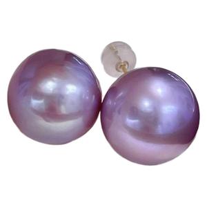 Fabricante de Zhuji, Venta al por Mayor de Pendientes de Plata 925 con Perlas Redondas Negras Naturales de 10-11 mm con Caja de Regalo a Juego - Product Image 5