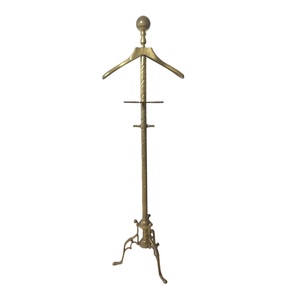 New Design Vintage Iron Valet <b>Stand</b> Metal Suit Rack Standing Clothes Tree Tripod Base Luxury Bedroom Bathroom Customized Single - Product Image 2