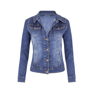 Wholesale High Quality Cotton <b>Jacket</b> <b>Custom</b> Women <b>Denim</b> <b>Jacket</b> Slim <b>Denim</b> <b>Jacket</b> - Product Image 5