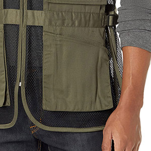 Gilet de chasse personnalisé pour la chasse aux oiseaux en montagne, en matériaux importés, design matelassé avec porte-coquilles avant et fonction d'appel aux gibiers - Product Image 3