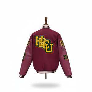 Chaquetas Varsity de Béisbol con Mangas de Cuero y Bordado Chenille, Personalizadas con Logotipo OEM, Estilo Vintage para Hombre, Precio Económico con Calefacción - Product Image 2