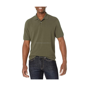 Polo de piqué de algodón de ajuste regular para hombre Essentials (disponible en grande y alto) - Product Image 1