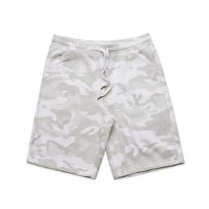 <b>Men's</b> Mid Waist <b>Camo</b> Graphic Print Front Logo Workout Cargo Athletic Casual Cool Basketball Drawstring French Terry <b>Shorts</b> - Product Image 1