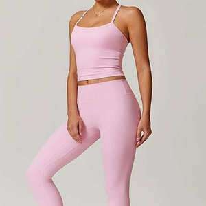 Conjunto de Yoga Moderno para Mujer, Sujetador Deportivo Cómodo y Leggings para Entrenamiento, Ropa Deportiva para el Día a Día, Conjunto Completo de Yoga para Mujer - Product Image 5