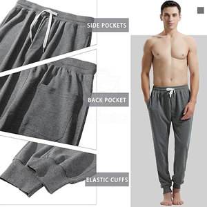 Pantalon de survêtement homme léger et délavé, style unique, design et taille sur mesure, personnalisez votre propre logo - Product Image 4