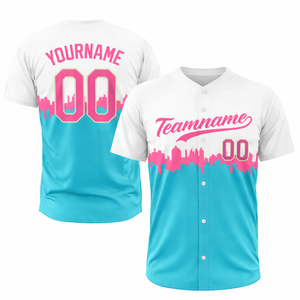Maillots de baseball respirants personnalisés OEM à manches courtes, grandes tailles, en polyester, uniformes d'équipe à marque privée pour les tournois - Product Image 4