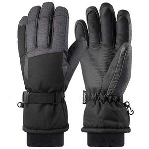 Men's Thermal Ski <b>Gloves</b> <b>Wool</b>/Nylon Insulated Windproof Screen Touch for Winter Snow - Product Image 3