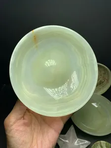 Bol décoratif d'inspiration zen, bol en pierre, bol décoratif haut de gamme pour hôtel, bol d'intérieur de luxe pour resort, bol élégant pour villa, prix de gros - Product Image 2